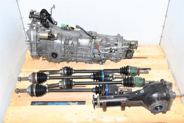 Used Subaru 5 Speed Manual JDM LGT, WRX, Forester Transmission with 4.444 Rear Differential & Axles