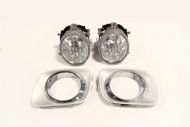 Used Subaru Forester SG5 2003-3005 114-20759 Fog Lights with Bezels for Sale