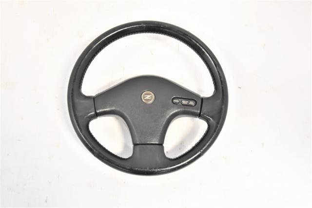 Used JDM Nissan 300ZX 90-96 OEM Steering Wheel Assembly Z32 with Cruise Functions for Sale 