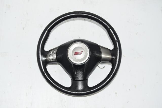 Used Subaru GR STi JDM 2008-2014 Steering Wheel with Infotainment Unit Controls