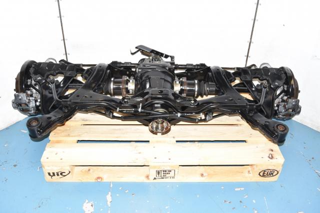 Used JDM Nissan 300ZX 90-99 Complete Rear Subframe for Sale with Axles, Rear Viscous LSD, Hubs, Rotors, Calipers & RHD Steering Rack