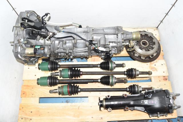 Used JDM WRX 2002-2005 Replacement 5-Speed Manual Transmission with 4.444 Rear LSD, Axles & Clutch Assembly