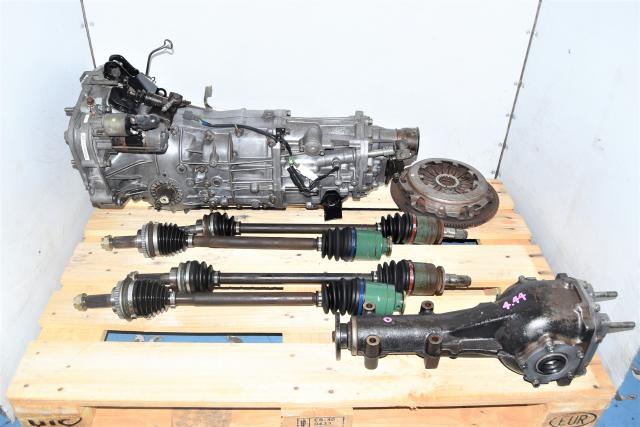WRX Used 5-Speed Manual JDM Transmission Swap with Axles, Clutch & Rear 4.444 Differential