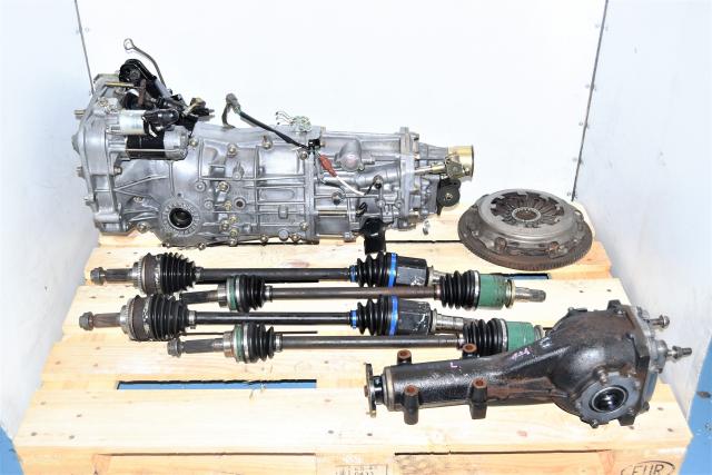 Used Subaru WRX 2.0L Manual 5-Speed JDM Transmission with Axles, Clutch & Rear 4.444 LSD
