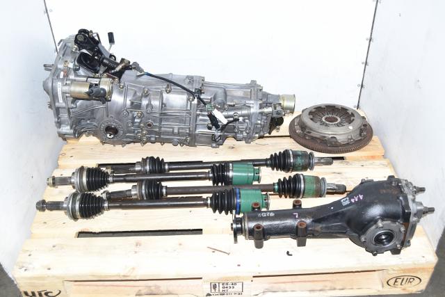 WRX 2002-2005 GDA 2.0L Replacement 5-Speed Manual Transmission, Front & Rear Axles & Rear 4.444 LSD