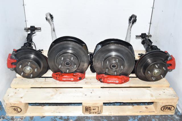 Used Honda K20A Red DC5 Complete Brembo Brake Kit Assembly for Sale 2002-2006