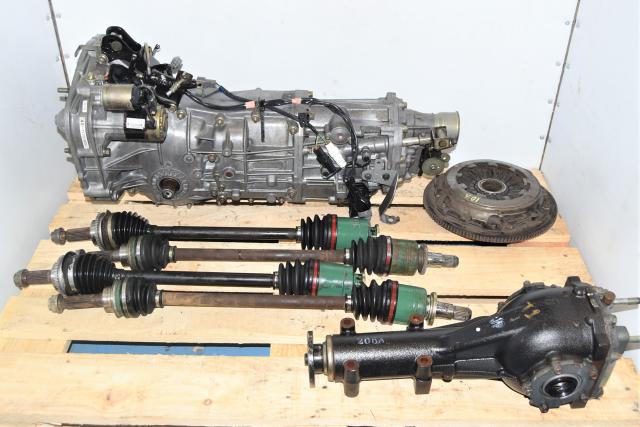 Used JDM Subaru WRX 5-Speed Manual 2002-2005 Transmission Swap with Matching 4.11 Rear Differential, Axles & Clutch