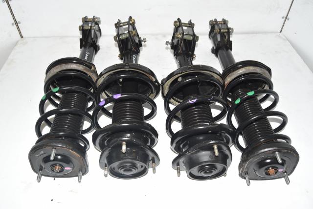 Used JDM 5x114.3 STi Replacement OEM Front & Rear Shock Absorber Kit for Sale