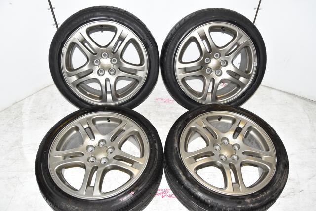 Used JDM Subaru Impreza WRX OEM 5x100 Replacement 17x7 inch Mags