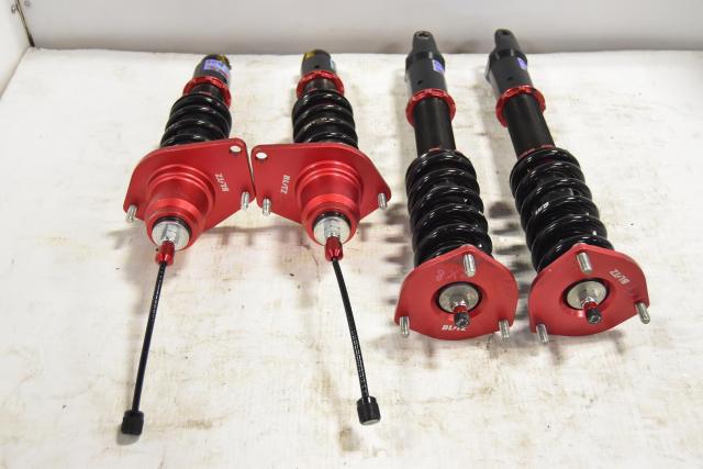 Used JDM Mazda RX8 BLITZ DamperZZ Aftermarket Red Coilovers for Sale