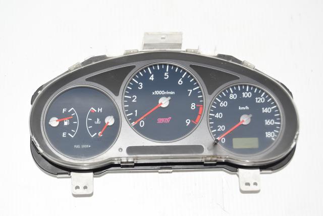 Used JDM Subaru GDB STi Version 7 2002-2003 s202 Replacement Gauge Cluster