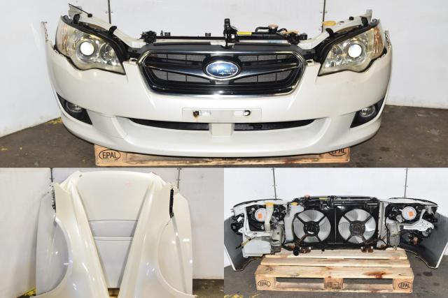 JDM Legacy BP5 / BL5 Autobody Front End Nose Cut Conversion with Rad Support, Rear Bumper, Fenders, Hood & Sideskirts