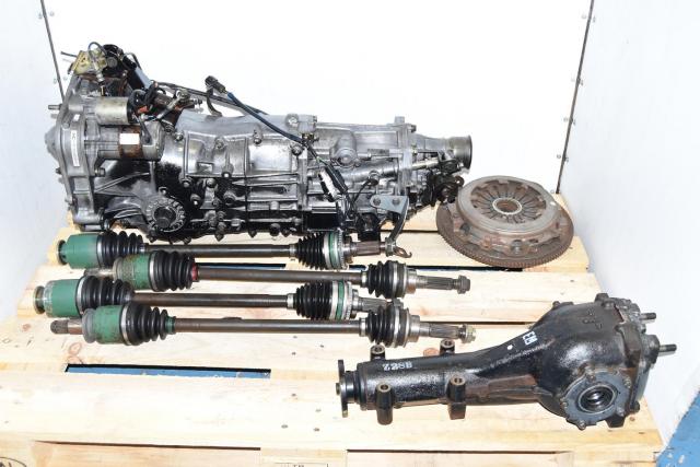 Used Subaru WRX 2002-2005 5-Speed Manual Transmission with Matching 4.444 Rear LSD, GD Axles, Flywheel & Pressure Plate