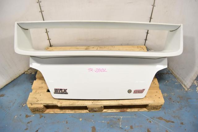 Used JDM Subaru WRX STi GDB Prodrive Style Wing & OEM Trunk Lid for Sale 02-07