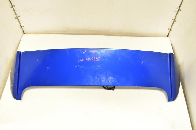 Blue JDM WRX STi Rear 2008-2014 Rear GR Hatchback Top Spoiler for Sale
