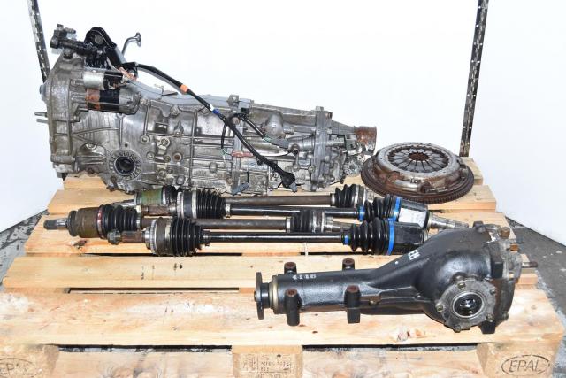 Used JDM Subaru Push-Type 2006+ 5-Speed Manual Replacement Transmission for Sale with 4.444 Rear LSD