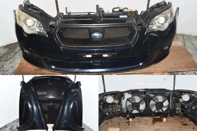 Used JDM BPH Legacy Spec-B Subaru Autobody Front End with Headlights, Bumper Cover, Foglights, Fenders & Grille 05-09