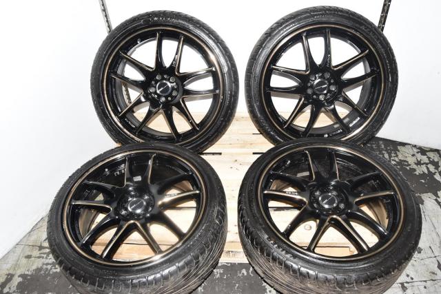 JDM Work Emotion Kiwami 5x100 18x7.5 Kohaku Wheels for Sale with 225/45R18 Tires for Sale
