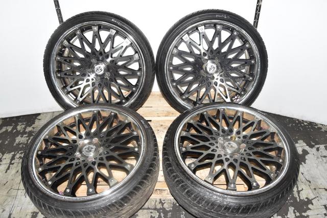 JDM Crimson RS Neo Classic Scenes CV Aftermarket 5x114.3 20x8.5 Mags for Sale with 225/35ZR20 Tires