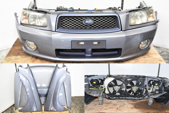 Autobody Replacement Forester SG5 Front End JDM Conversion with Radiator Support, 03-05 Autobody Hood, Fenders, Sideskirts & Rear Bumper