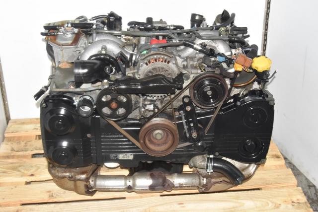 Used JDM EJ206 / EJ208 Twin Turbo Legacy GT Rev D Phase 3 Subaru Engine Replacement for Sale 01-03