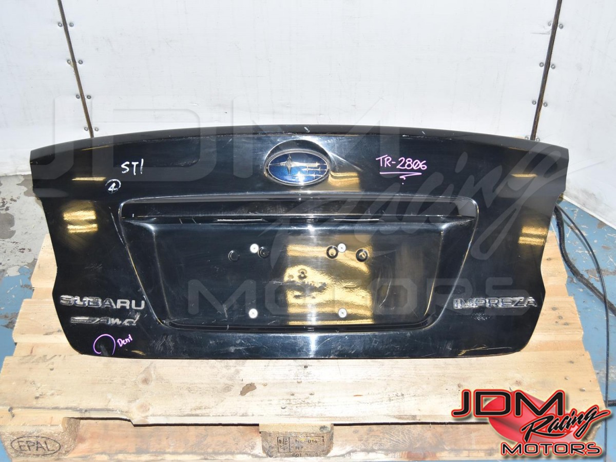 Used JDM Subaru VA 2015-2021 Replacement Wingless Impreza WRX Black Trunk Lid Assembly